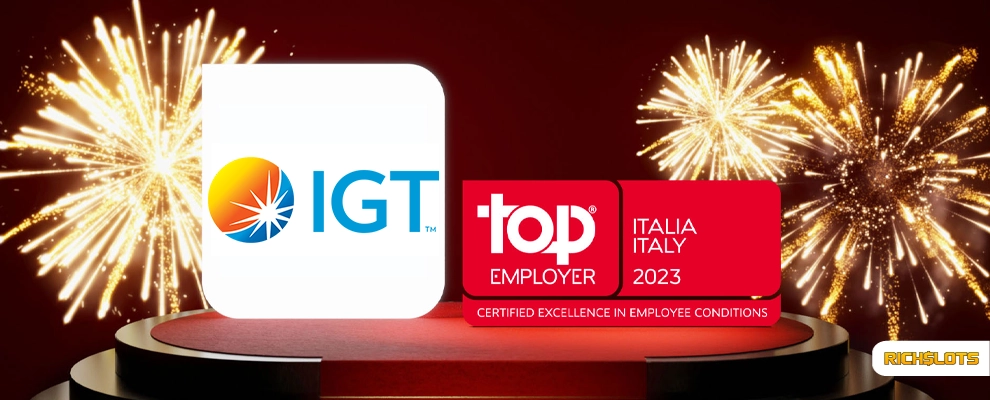 Importante riconoscimento per IGT: Top Employer 2023