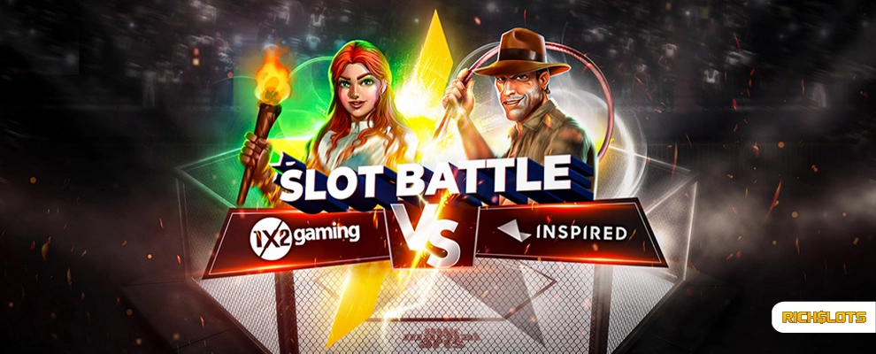 1x2 vs Inspired Gaming: infuria la Slot Battle su Starcasinò